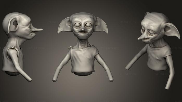 Figurines simple (Dobby, STKPR_0363) 3D models for cnc